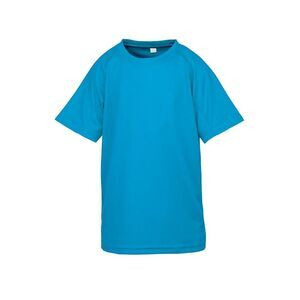 Spiro Chidlrens/Kids Impact Performance Aircool T-Shirt / Ocean Blue